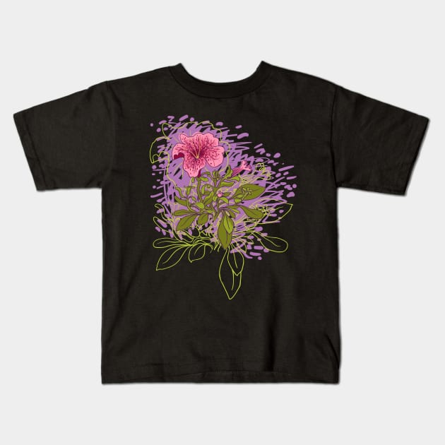 Petunia #1 Kids T-Shirt by Olga Berlet